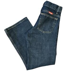 Wrangler Jeans Boys Size‎ 10 Regular Bootcut Adjustable Denim Dark Rinse Western